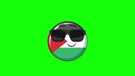 Flag Palestine Emoji Videos: 4K and HD Video Clips for Download