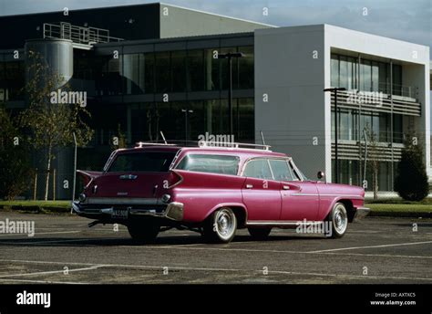 Chrysler Newport Town Country Station Wagon Of Stock Photo Alamy