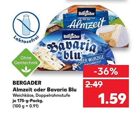 Bergader Almzeit Oder Bavaria Blu Angebot Bei Kaufland Prospekte De