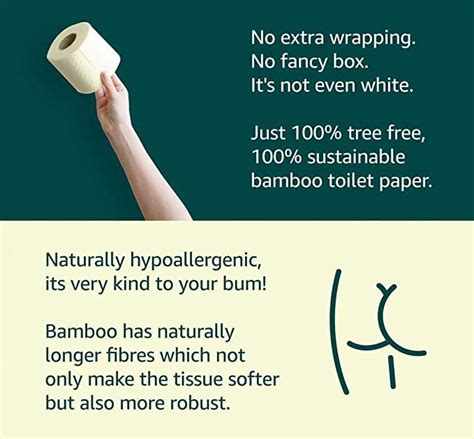 Bamboo Bobbi Eco Bamboo Toilet Paper Unbleached Bamboo Toilet Roll