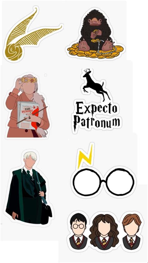 HP Stickers Imprimibles Harry Potter Gratis Pegatinas De Harry