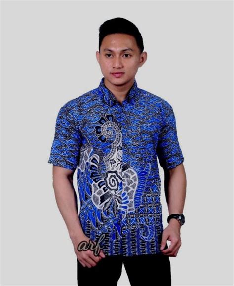 Gambar Batik Warna Biru Ujian