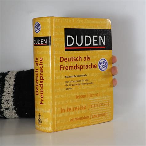 Duden Standardw Rterbuch Deutsch Als Fremdsprache Das W Rterbuch