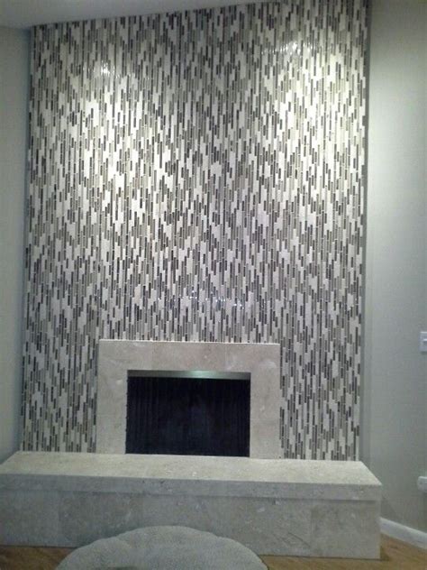 Travertine Mosaic Tile Fireplace – Fireplace Guide by Linda