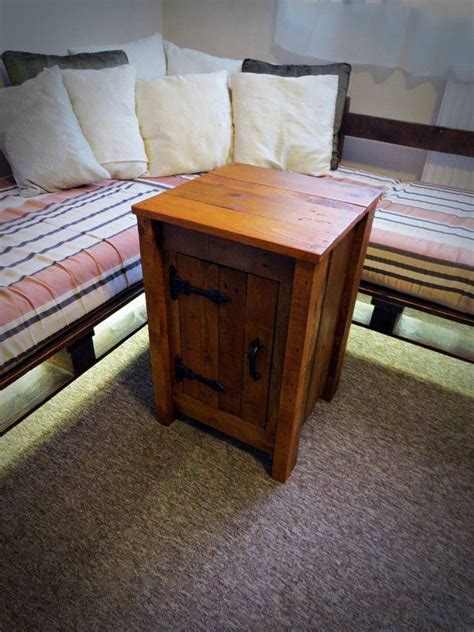 Rustic Bedside Table Reclaimed Wood Solid Wood Bedside Etsy Uk Rustic Bedside Table Solid