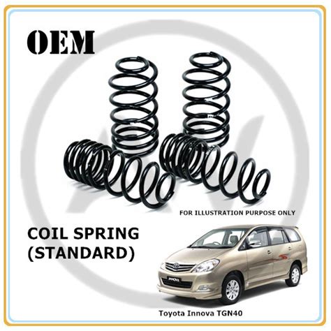 Toyota Innova Tgn Front Rear Standard Coil Spring Set