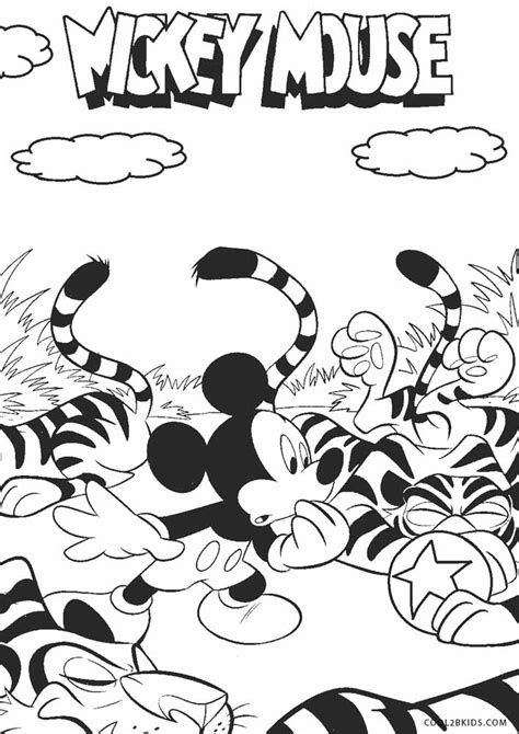 Coloriages Mickey Mouse Coloriages Gratuits Imprimer