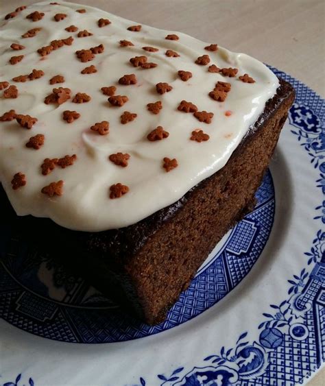 Gingerbread Loaf With Orange Cream Cheese Icing Lemon Icing