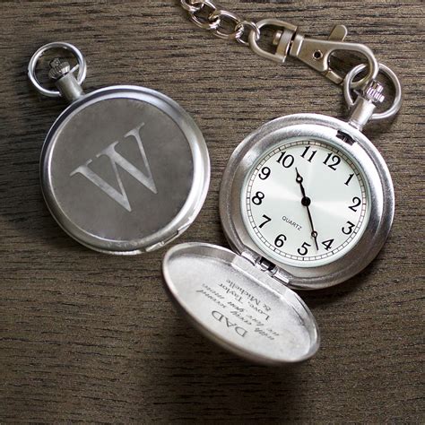 Engraved With Every Second Pocket Watch Giftsforyounow