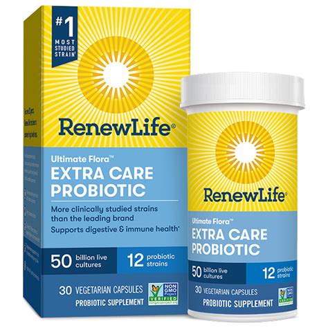 Ultimate Flora Extra Care Probiotic 50 Billion Cfu Renew Life