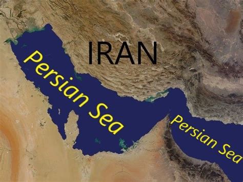 Map Of Persian Sea Sea Map Strait Of Hormuz Indian Ocean