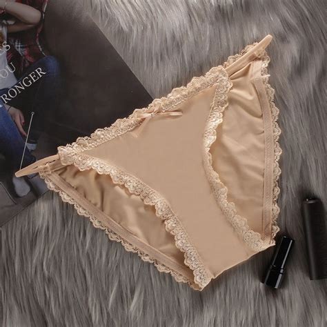 Custom Letter Logo Low Waist Striped Tangas No Show Bikini Custom Thongs Women Underwear Panties