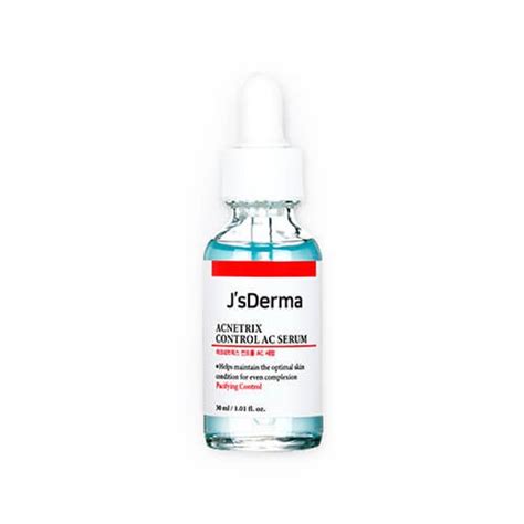 Лечебная сыворотка с ниацинамидом и цинком для проблемной кожи JS DERMA ...