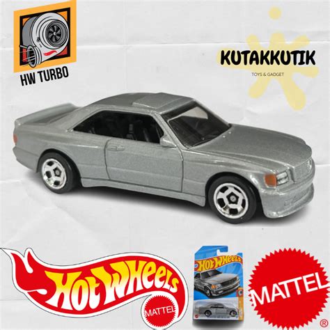 Hot Wheels Mobil Mercedes Benz SEC AMG Abu Silver Lot M HW Turbo Lazada Indonesia