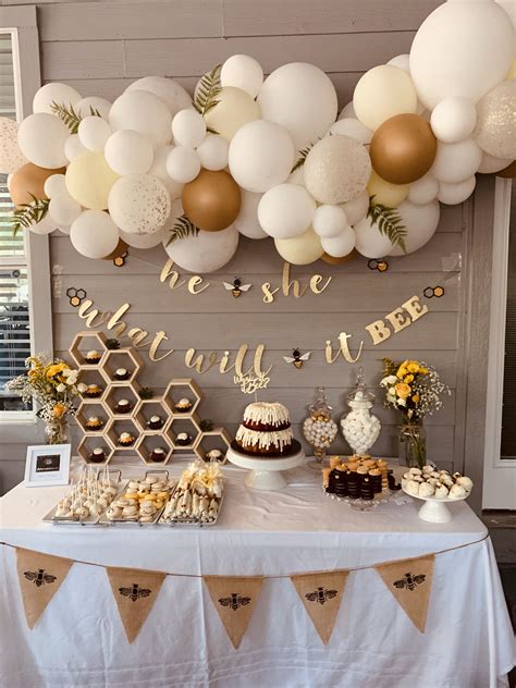 What Will It Be Gender Reveal Bee Baby Shower Theme Gender Reveal