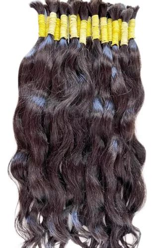 Cabelo Humano Natural Liso Ondulado Cm Gr Virgem