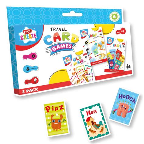 Pack of 3 Educational Card Games– Shop Inc