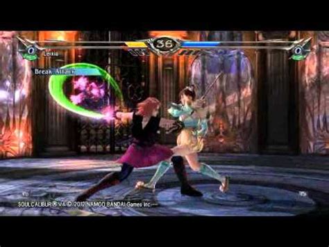 Soul Calibur V Leixia Vs Natsu YouTube