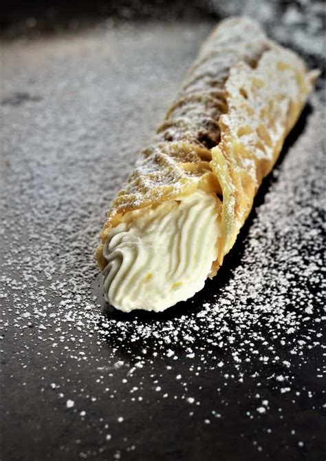 Pizzelle Cannoli with Ricotta filling - Mangia Bedda