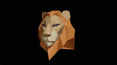 Lion Mask Template DIY, Papercraft, PDF, Pattern, Cosplay, Costume ...