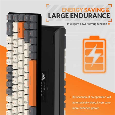 60 drahtlose mechanische Tastatur Bluetooth Dual Modus Hot Swap Mini 68 Schlüssel roter