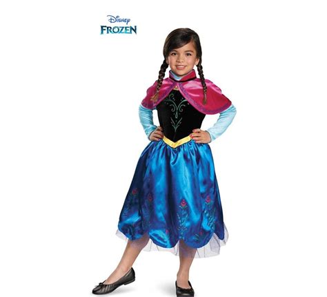 Fato De Anna Viajante Disney Frozen Deluxe Para Menina