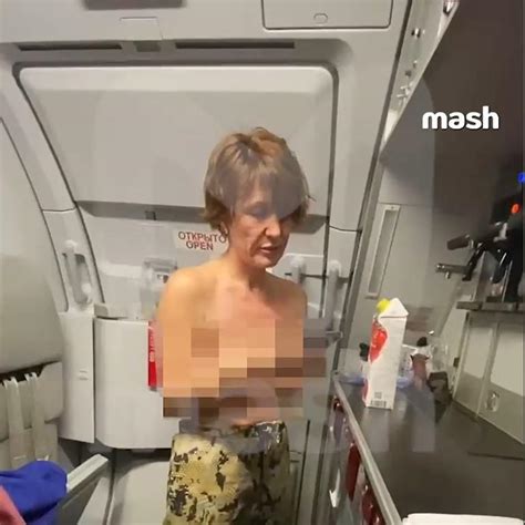 Russian Womans Naked Meltdown On Aeroflot Flight News Au Australias Leading News Site