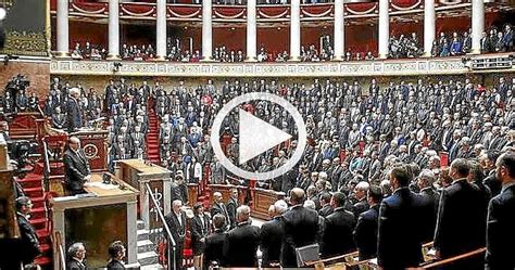 VIDEO Diputados Franceses Cantan La Marsellesa En El Parlamento