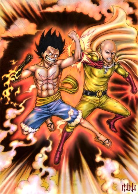 Luffy Vs. Saitama by kchan05 on DeviantArt