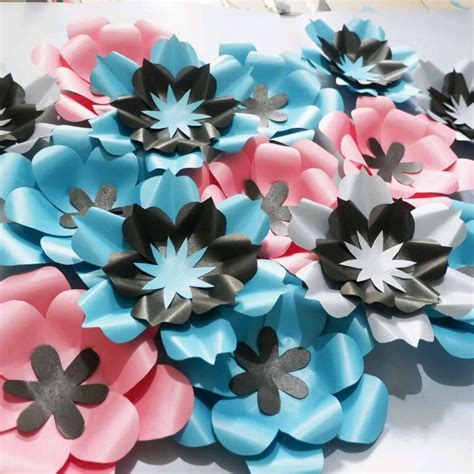 Jual Paper Flower Satuan Bijian Ready Bunga Kertas Papan Nama Ukuran