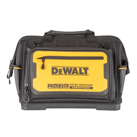 Dewalt Tool Bag Water Resistant Hard Bottom 16 Inch