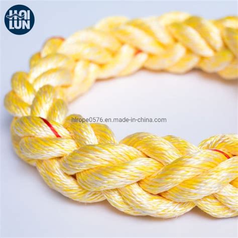 3 8 12 Strand Polypropylene Polyester Mixed Rope For Mooring And Marine