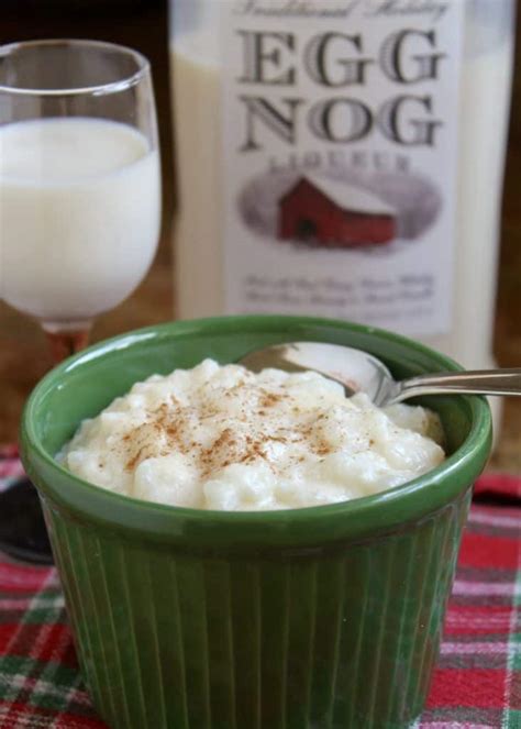 Eggnog Rice Pudding Easiest Recipe Ever With Liqueur And No