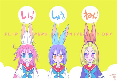 Kokomine Cocona Papika And Yayaka Flip Flappers Drawn By Soumgn