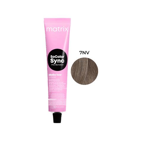 Фарба для волосся PRE Bonded Color Sync 7NV Matrix, 90 мл - Фарба для ...