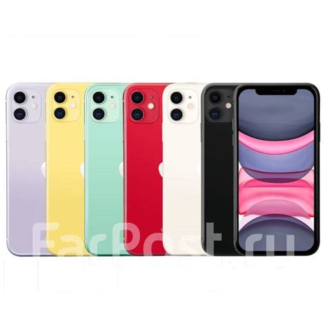 Смартфон Apple iPhone 11 128GB! Цвет Черный! Гарантия! Новый, 6.10 ...