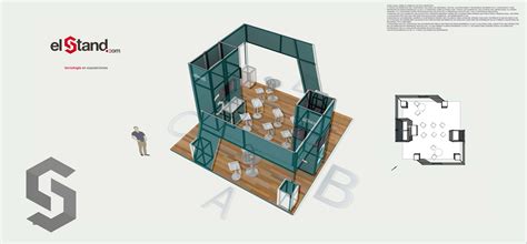 Diseño De Stand 6x6 Para Aliwell El Stand