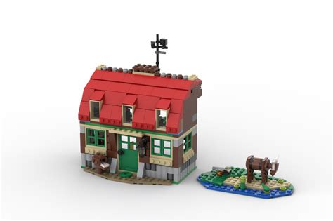 Lego Moc 31048 Farmhouse By Nequmodiva Rebrickable Build With Lego