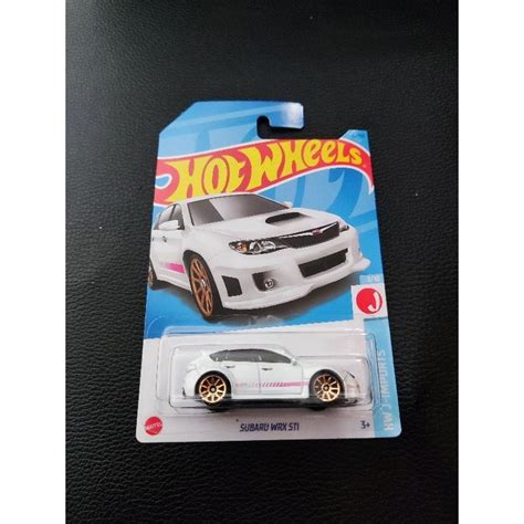 Hot Wheels J Imports Jdm Subaru Wrx Sti White Shopee Malaysia
