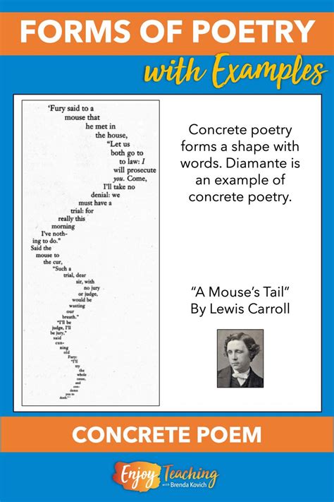 Forms Of Poetry With Examples From Famous Poets