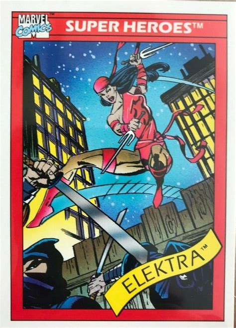 Marvel Universe Elektra - Elektra #49 Prices | Marvel 1990 Universe | Marvel Cards