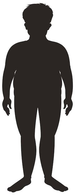 Free Vector Silhouette Human Male On White Background