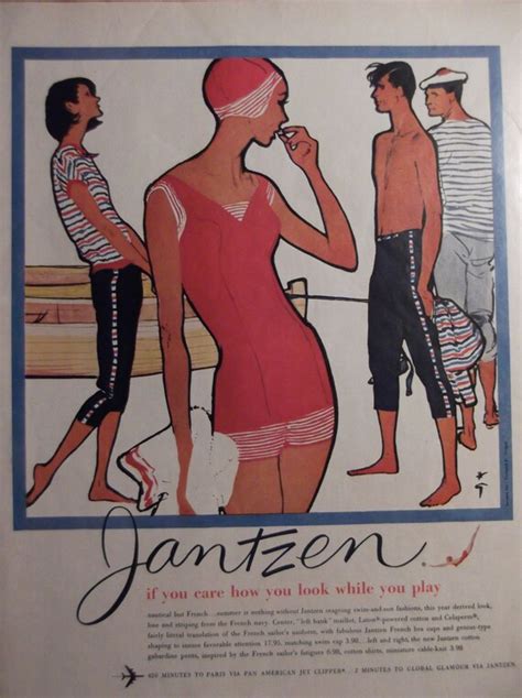 Vintage Jantzen Swimsuit Original Vintage Magazine Ad Pin Up