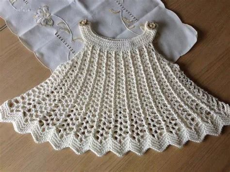 Vestidos Para Bautizo En Crochet Diagramas De Puntos Imagui