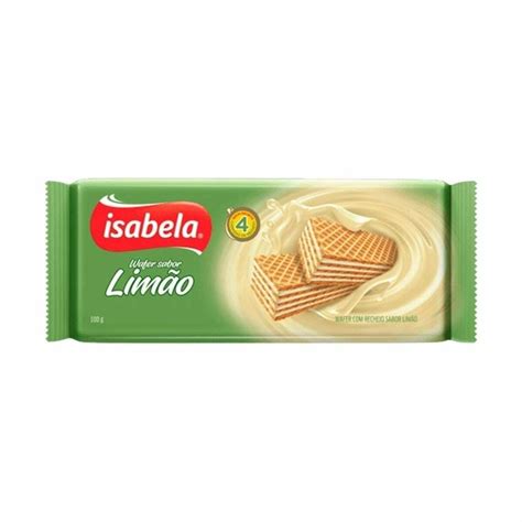 WAFER LIMÃO ISABELA 100G Baggio Supermercado