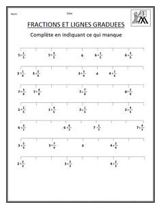 Imprimer Exercices Fractions Cm Droite Gradu E Dessin Bts Cpi