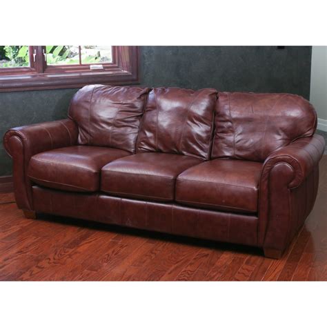 Lane Leather Sofa | EBTH