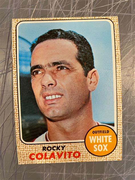 Topps Rocky Colavito Chicago White Sox Baseball Card Nm Mt Ebay