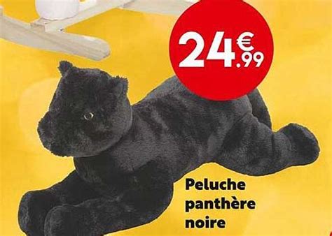 Promo Peluche Panth Re Noire Chez Maxi Bazar Icatalogue Fr