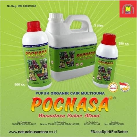 Jual Poc Nasa Liter Pupuk Organik Nasa Shopee Indonesia